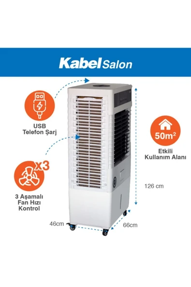 Kabel Salon Portatif Sulu Klima KBLSalon - 6