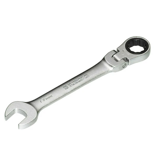 İzeltaş 15 mm Mafsallı Cırcır Kombine Anahtar - İzeltaş 0345020015