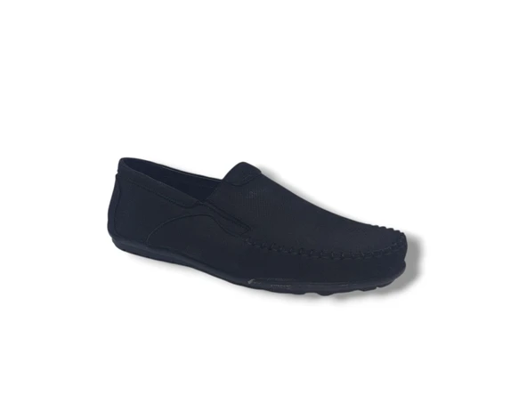 Modesa 265 Erkek Siyah Nubuk Deri Loafer Ayakkabı - Resim 2