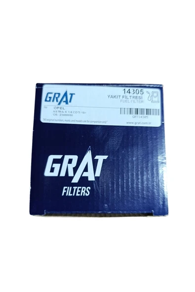 GRAT Yakıt Fıltresı - ( Opel : Astra K 1.6 Cdtı 15 - )grt-14305 22937279 22937279 - Resim 3