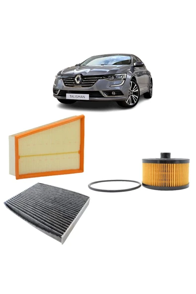 MAİS Renault Talisman 3lü Karbon Filtre Bakım Seti 1.3 Tce 2019 Sonrası Kit2101e ürün görseli