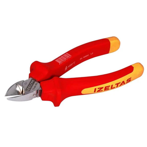 İzeltaş 1000V İzoleli Elektrikçi Yan Keski 160 mm - İzeltaş 3700166160