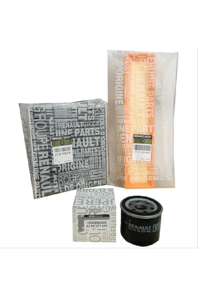 OEMCARPARTS Renault Clio 4 1.2 Benzinli Oto Filtre Bakım Seti Orjinal ürün görseli