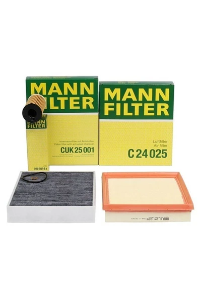 MANN Bmw F22 Kasa 218i Uyumlu Periyodik Bakım Filtre Seti ürün görseli