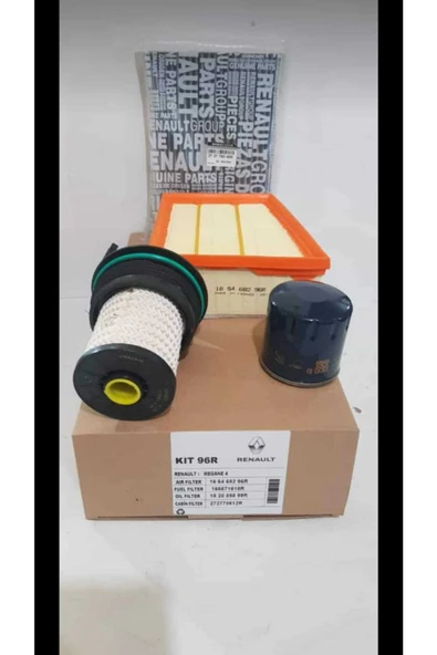 Adoil Filtre Seti Renault Clıo , Kango 1.5 (3`lü Set) ürün görseli