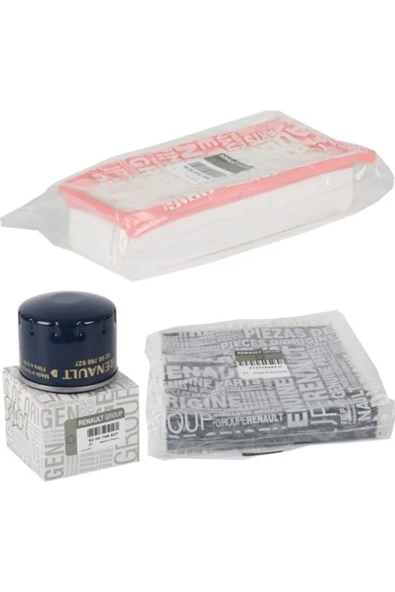 MAİS Dacia Logan 1.5 Dcı Filtre Bakım Seti ( Hava Filtresi - Yağ Filtresi - Polen Filtresi ) ürün görseli