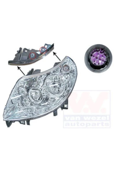 AYFAR Far Sinyal Sol Motorlu Boxer-jumper-ducato 06-14 H1 H7ayf-505207 1340664080 1369497080 1606927480 13 ürün görseli