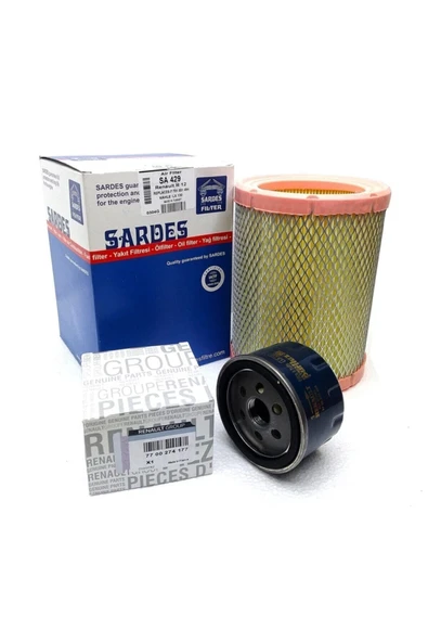 Sardes Renault Toros R12 1400 Hava Ve Yağ Filtresi Bakım Seti 2'li Uyumlu ürün görseli