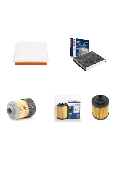 Bosch Filtre Bakım Seti Opel Astra H 1.3 Cdtı L48 Dizel 04-2009 Hava + Yağ Filtre + Yakıt + Polen ürün görseli