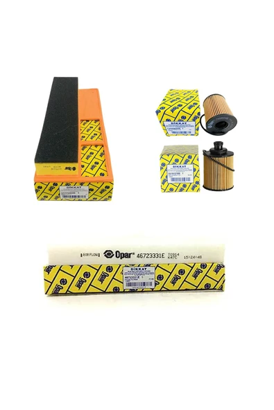 OPAR Fiat Doblo 1.3 Multijet Euro 4 Oto Filtre Bakım Seti ürün görseli
