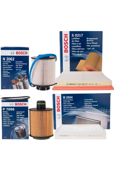 Bosch Opel Astra J 1.3 Dizel Periyodik Filtre Bakım Seti ürün görseli