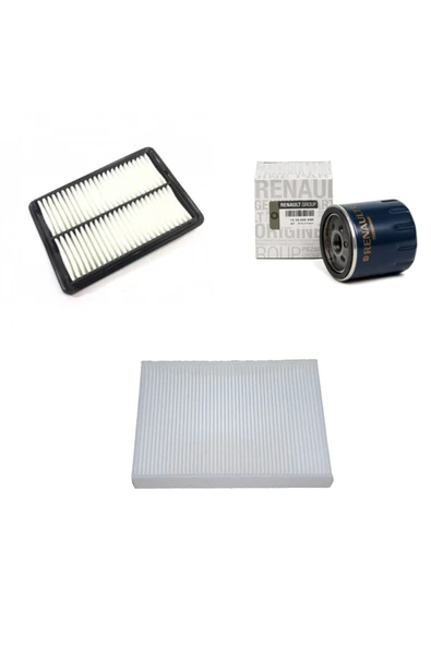 MAİS Renault Kadjar 1.5 Dci Filtre Bakım Seti 2015-2020 Model 110 Bg [3lü-otodeposuset6464b] ürün görseli
