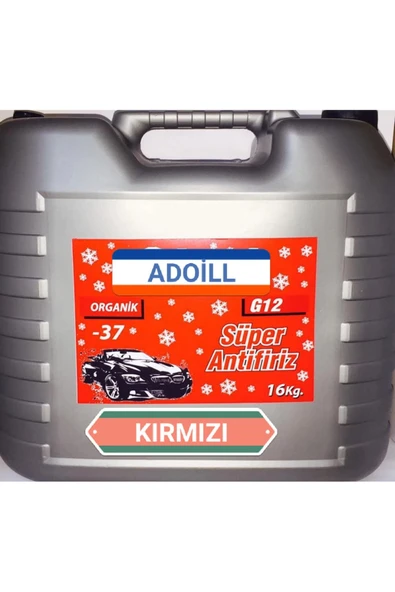 Adoil L Kırmızı Antifiriz 15kg --37 Derece G12 2025 DOLUM ürün görseli