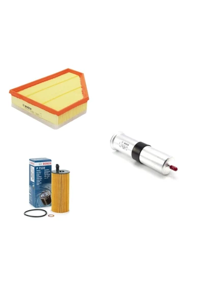 Bosch Filtre Bakım Seti Bmw X1 16 D Sdrive E84 2016-2018 Dizel Hava + Yağ F.+ Yakıt Filtre ürün görseli