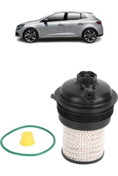 OEM Mais Renault Megane 4 4Plus Karbon Filtre Bakım Seti 1.5 Dci Evolution Yağlı 2015 Sonrası KİT1120H - Resim 5