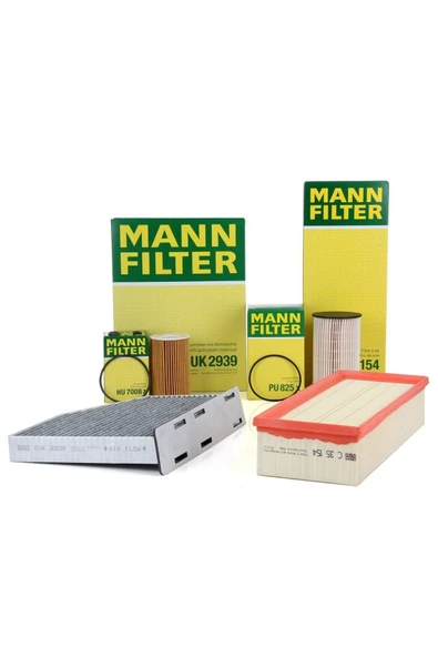 Mann Filters Volkswagen Passat 2.0 Tdı Bluemotion Periyodik Bakım Filtre Seti Mann Marka - 1