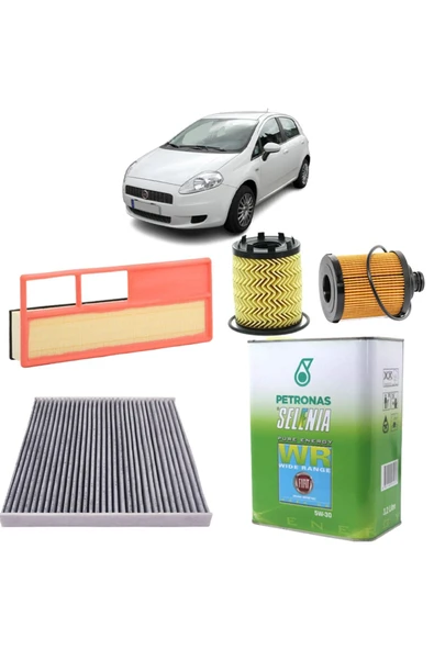 OPAR Fiat Punto Ve Evo Euro 4 1.3 Dizel Multijet 3plus Karbon Selenia 5w30 3,2lt 2009-2012 ürün görseli