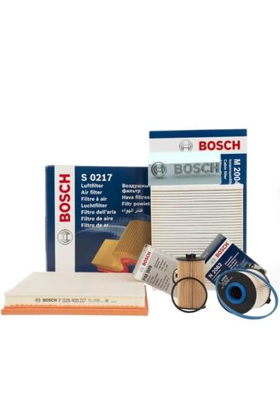 Bosch Opel Astra J 1.6 Dizel Filtre Bakım Seti 2014-2018 ürün görseli
