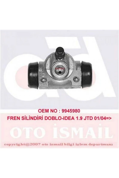 CİFAM FREN SİLİNDİRİ ARKA [ FIAT DOBLO, IDEA 1.9 JTD ] 333108 ürün görseli
