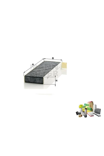 MANN Karbonlu Polen Filtre Peugeot 3008 5008 Partner 2/3 Berlingo 2/3 C4 Picasso C5 Ds5 6447xg Man Cuk290 ürün görseli