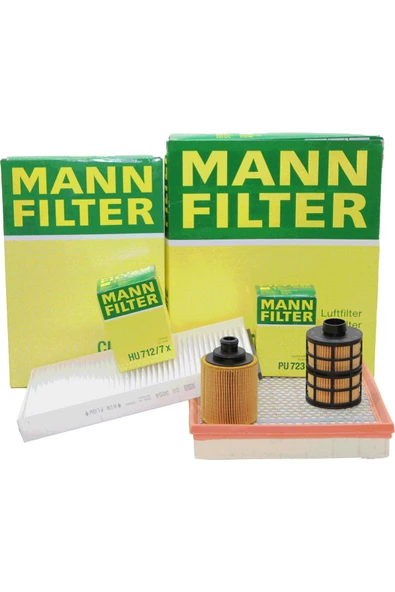 MANN Opel Astra H 1.3 Dizel Motor Periyodik Bakım Filtre Seti Marka (PİMLİ YAĞ FİLTRELİ) Man-07 ürün görseli