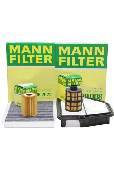 MANN Chevrolet Captiva C100 2.0 Dizel Motor Periyodik Bakım Filtre Seti Marka Man-052 ürün görseli