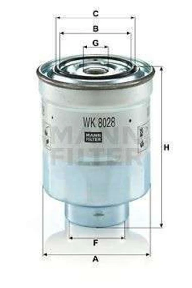 Mann Fılter Toyota Corolla 1.4 D4D Dizel Mann Filtre Bakım Seti 2010-2018 Hava+Yağ+Yakıt Filtresi - Resim 3