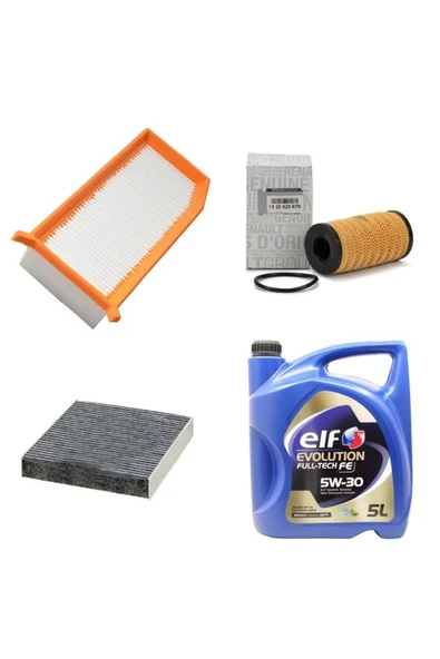 Dacia Duster Iı Filtre Yağ Bakım Seti 1.5 Dci 2017-2020 -95 Ve 115 Beygir ürün görseli