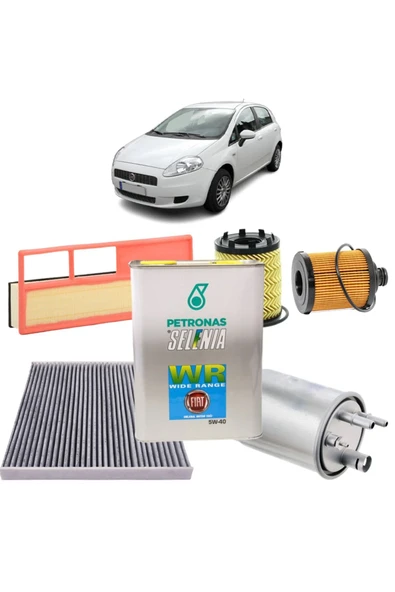 OPAR Fiat Punto Ve Evo Euro 4 1.3 Dizel Multijet 4plus Karbon Selenia 5w40 3,2lt 2009-2012 ürün görseli