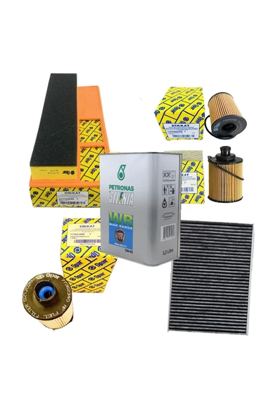 Fiat Palio-- Filtre Yağ Bakım Seti 1.3 Jtd Multijet 2003-2012 -69 Beygir ürün görseli