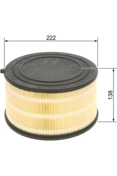 Bosch Ford Ranger (Tke) 2.2 Tdci 4x4 Hava Filtresi F 026 400 427 ürün görseli