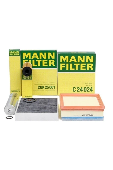 MANN Bmw F20 Kasa 116d 2015 Sonrası Periyodik Bakım Filtre Seti Mann Marka ürün görseli