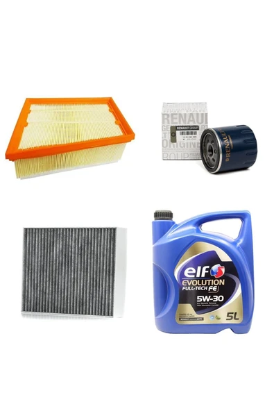 Renault Scenic Filtre Yağ Bakım Seti 1.5 Dci 2016-2020 -95 Ve 110 Beygir ürün görseli