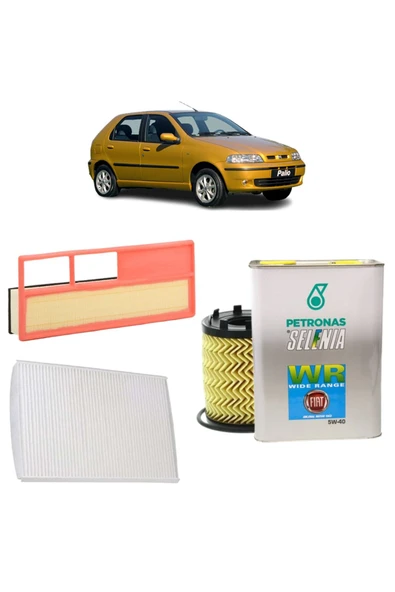OPAR Fiat Palio 3plus Filtre Bakım Seti 1.3 Jtd Multijet Selenia Petronas Yağlı 2003-2012 Kit1529c ürün görseli