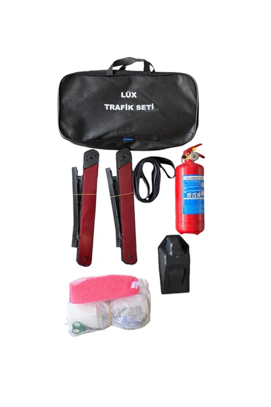 OEK ZZGLOBAL 006BU-TK-FULL TRAFİK SETİ SÜPER LÜX İLK YARDIM MALZEMELERİ DAHİL ürün görseli
