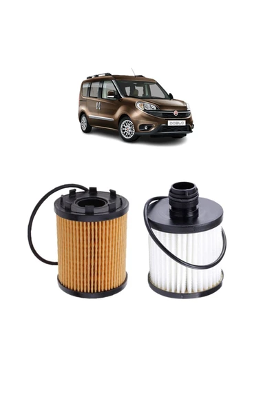 OPAR Fiat Doblo 95 Beygir Euro 6 4lü Filtre Bakım Seti 1.3 D Multijet 2016 Sonrası Kit1480b - Resim 3