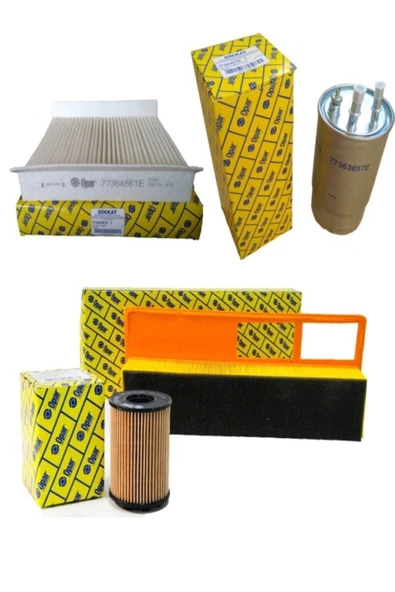 OPAR Fiat Linea 1.3 Multi Jet Uyumlu  Hava Yağ Yakıt Polen 4'lü Set ürün görseli