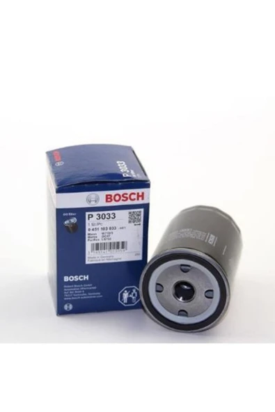 Bosch Yağ Filtresi Vw Golf Iv, Bora, Passat 1.0 / 1.1 / 1.3 / 1.6 / 1.8 / 2.0 73 =>, Audı A6, 50, 60, 75, ürün görseli