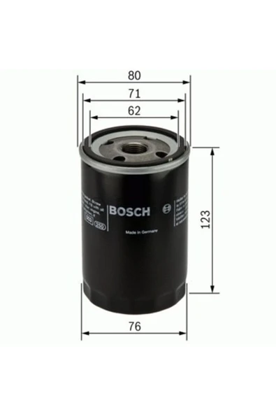 Bosch Fiat Tempra Yağ Filtresi 0 451 103 111 ürün görseli