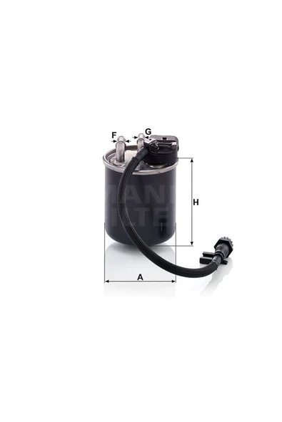 MANN Mercedes Benz E W S212 E220 Cdı 125kw 170hp Yakıt Mazot Filtresi Wk820/18 ürün görseli