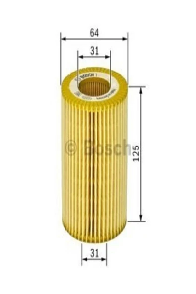 Bosch Yağ Filtresi Audı A3 Sportback (8PA) 2.0 Fsı 09.2004 - 06.2008 110kw/150ps - Resim 2