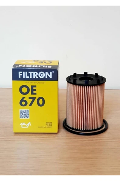 Filtron Yağ Filtresi 1 Adet - Fıat Lınea 1.3 D 2007-2015 66 Kw -- Oe670 - Oem: 00650 190