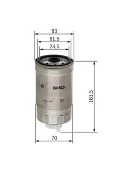Bosch Yakıt Filtresi (mazot) Passat 1.9 Tdı A4 1.9tdı 1457434184 Marka ürün görseli