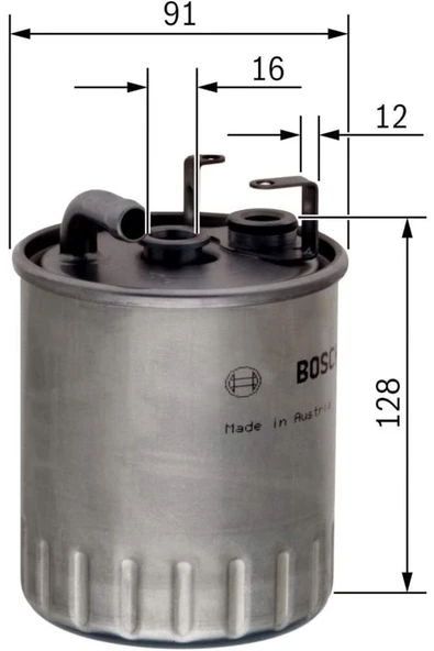 Bosch 1457434437 Yakıt Fıltresı Sensorsuz Mercedes W203 W204 C219 W211 W221 Vıto - Resim 2