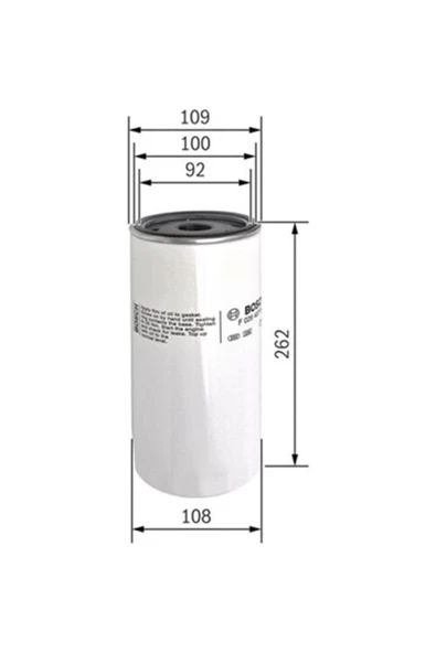 Bosch Yağ Filtresi F026407043 ürün görseli