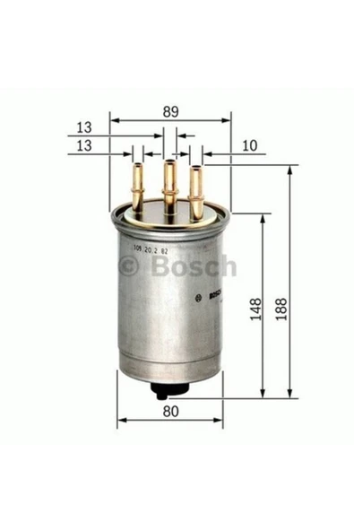 Bosch Bos-0986af6039 Mazot Filtresi Tourneo Connect 2002 - 1.... ürün görseli