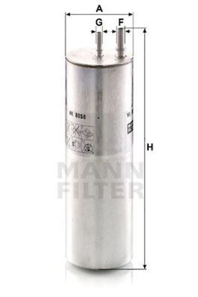 MANN Wk8058 Mazot Filtresi 15- T6 2.0tdı ürün görseli