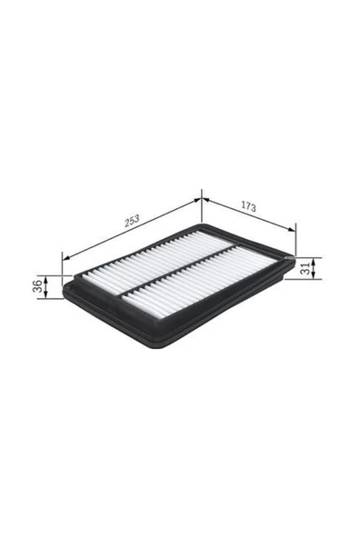 Bosch Hava Filtresi Nıssan Qashqaı Iı 1.2 Dig-t-1.6 Dcı 13- X-traıl 1.6 Dig-t-1.6 Dcı 14 Uyumlu - 2
