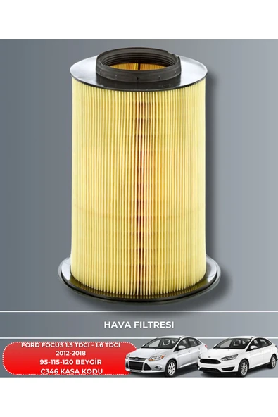 Petrol Ofisi FORD FOCUS 1.5 TDCI - 1.6 TDCI 2012-2013-2014-2015-2016-2017-2018 95-115-120 FİLTRE YAĞ BAKIM SETİ - Resim 2