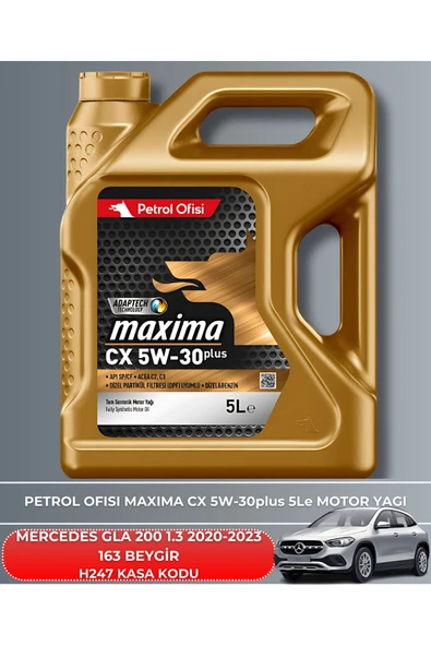 Petrol Ofisi MERCEDES GLA 200 1.3 2020-2021-2022-2023 163 BEYGİR FİLTRE - YAĞ BAKIM SETİ - Resim 5